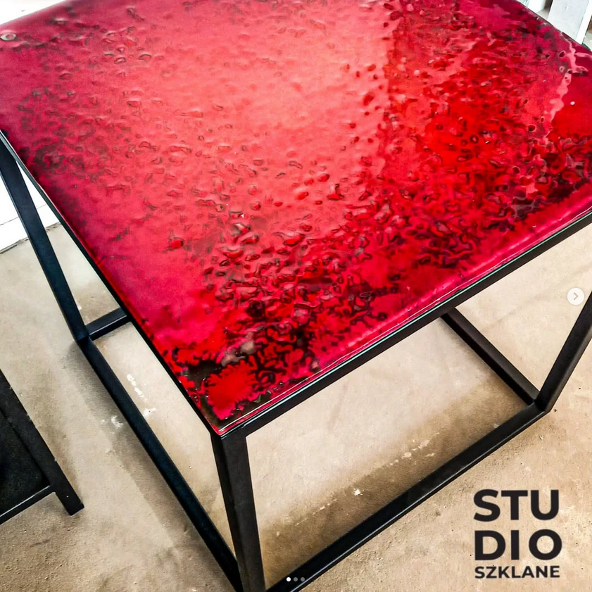 stół szklany 50 x 50 x 50